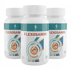 GENERICO - Flexosamine Original - 3 Unidades - 20 caps x Frasco - Potentes componentes activos