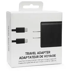 GENERICO - Cargador Compatible Samsung Galaxy 25w Tipo C Carga Rápida