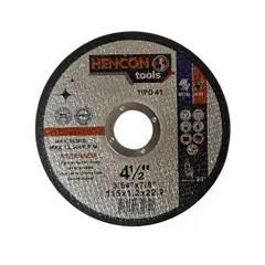 GENERICO - Disco Corte Metal 4-12 HENCON TOOLS 25UND