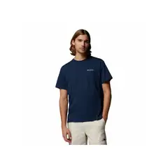 Columbia - Camiseta Hombre CSC LOGO BACK TEE Azul