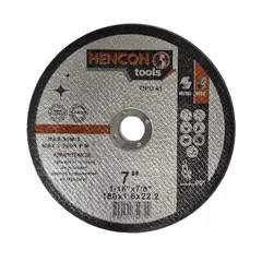 GENERICO - Disco de Corte Metal 7 HENCON TOOLS 25UND