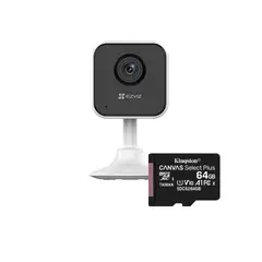EZVIZ - Cámara seguridad WiFi H1c 1080p + MicroSD 64Gb