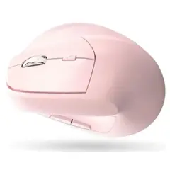INNOVA - Mouse Vertical Ergonómico Yelandar L10 Bluetoothusb Recargable Rosado Rosa Rosa