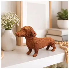 TIZZY DISEÑO - Perro Decorativo Salchicha en Cartón