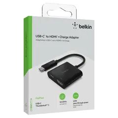BELKIN - Adaptador USBC a HDMI + Puerto USBC