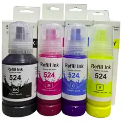 GENERICO - Pack 4 Botellas De Tinta Compatible Con L15150, L15160 L6490