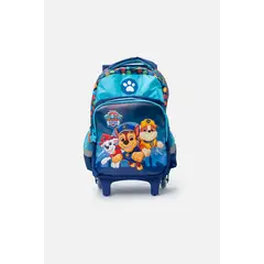 NICKELODEON - Morral de Paw Patrol 14" con ruedas azul para niño