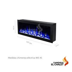 CHIMENEAS EL CHALET - Chimeneas eléctrica ws 45