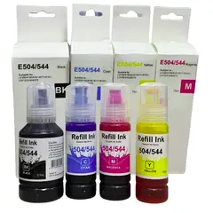 GENERICO - Kit Tinta 504 Compatible Con IMPRESORAS EPSON L4150 L6161 L4160 L6171