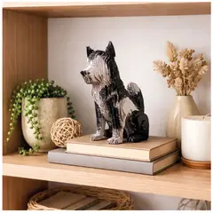 GENERICO - Perro Decorativo Husky Siberiano En Cartón