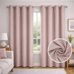 ADVANCE - Juego de Cortinas Blackout Térmicas Akasa - 2 Paneles de 140x210 cm