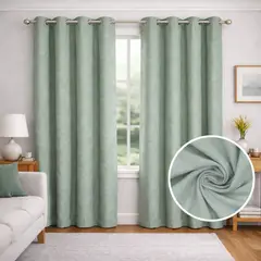 ADVANCE - Juego de Cortinas Blackout Térmicas Akasa - 2 Paneles de 140x210 cm