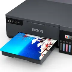 EPSON - Impresora Fotográfica EcoTank L8050 Tanque 6 Colores WiFi CD/DVD PVC 5760x1440