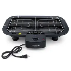 UNIVERSAL ROYAL - Parrilla Eléctrica 2000 W Super Rápida Antiadherente Portatil Termostato Regulable