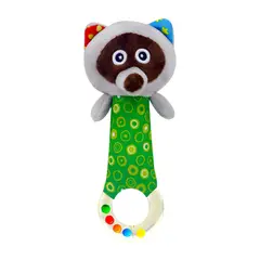 GENERICO - Juguete Sonajero De Bebé Diseño Mapache En Poliéster y Plástico
