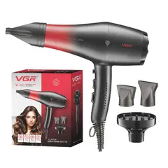VGR - Secador Cabello Profesional 3 Boquillas Cable 2,5m 1500 WATTS V-462