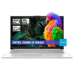 ASUS - PORTATIL VIVOBOOK INTEL CORE I5-1334 24 GB RAM 512 GB SSD 15,6" FHD COLOR PLATEADO