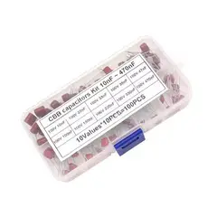 GENERICO - Kit 100 Condensadores de Poliéster 100V 10nF 470nF