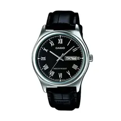CASIO - Reloj Para Hombre Casual MTP-V006L-1B Negro Numeros Romanos