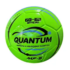 GENERICO - Balón Profesional Microfútbol Quantum MF-5 Tamaño Oficial 60-62 Color Verde