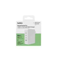 BELKIN - Cargador de Pared 140w 4 Puertos