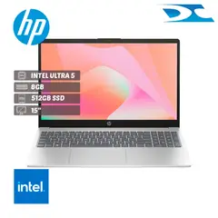 HP - Portátil 15-FD1252LA INTEL ULTRA 5 /RAM 8GB/512GB/15"/FREE