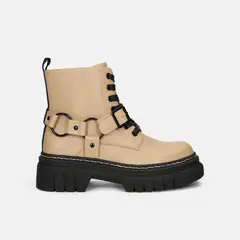 BATA - Botas Para Mujer Beige Luc Martina
