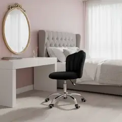 DIMATEX LEON - Silla Decorativa Mueble Sala Comedor Dormitorio Refife Negro Ife