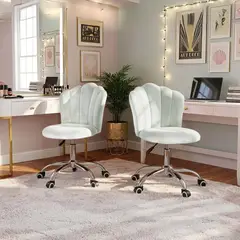 DIMATEX LEON - Set X2 Silla Decorativa Mueble Sala Comedor Dormitorio Refife Gris Ife X2