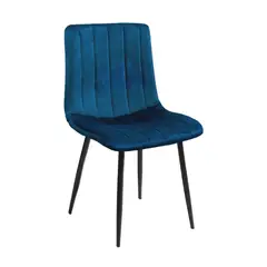 GENERICO - Silla Decorativa Mueble Sala Comedor Dormitorio Refamara Azul Amara
