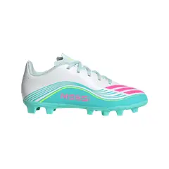 ADIDAS - F50 Messi Club Fg/Mg J Guayos blanco de niño para futbol