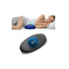GENERICO - Almohada Ortopedica Espuma Viscoelastica Soporte Lumbar Gris Oscuro