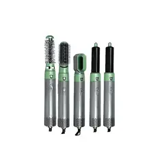 GENERICO - Cepillo Secador De Pelo 5 En 1 Moldeador Avocado Aguacate Verde 110v/220v