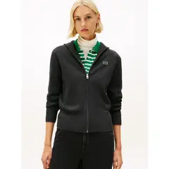 TOMMY HILFIGER - Saco gris con logo bordado