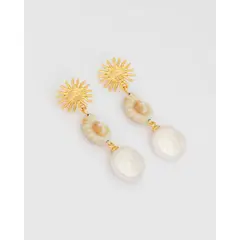 AVEMARIA - Aretes Sol Perla