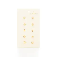 AVEMARIA - Set X5 Aretes Pequeños Variados