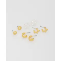 AVEMARIA - Set X4 Aretes Estrellas