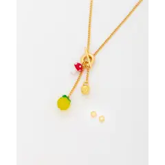 AVEMARIA - Collar Broche Limón + Aretes