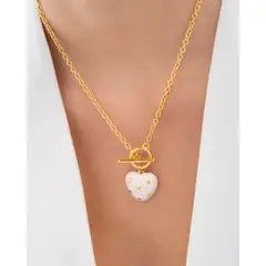 AVEMARIA - Collar Broche Corazón Estrella