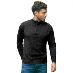 GENERICO - Buzo Hombre Caballero Tejido Acrílico Premium Cuello Semi Tortuga