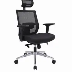 GENERICO - SILLAS DINAMARCA BASE CROMO BRAZOS GRADUABLES CON CABECERO SLIDER