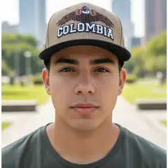 GENERICO - Gorra Colombia 2025 Ajustable Unisex Primavera/verano Urbana Bordada
