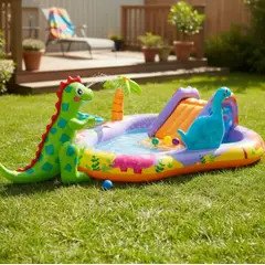 INTEX - Piscina Inflable Dino Park 56139 Multicolor