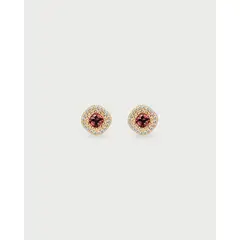 LUNAMAR - Aretes Cristales Rubí