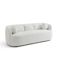 GENERICO - Muebles o Sofa moderno tela ovejera blanco