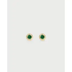 LUNAMAR - Aretes Esmeralda Maxi