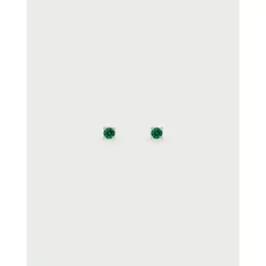 LUNAMAR - Aretes Esmeralda Mini