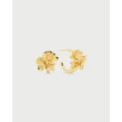 LUNAMAR - Candongas Flores Oro