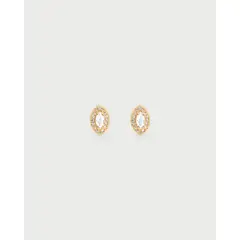 LUNAMAR - Aretes Oval Cristales