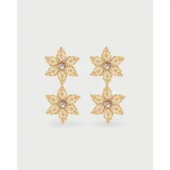 LUNAMAR - Aretes Flores Maxi Miyuki